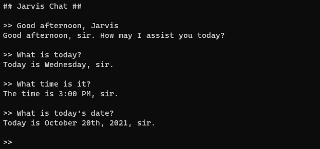 Jarvis Date/Time Chat - B